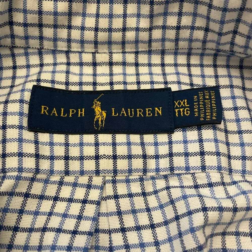 Polo Ralph Lauren Men's Long Sleeve Button Down Checkered Shirt